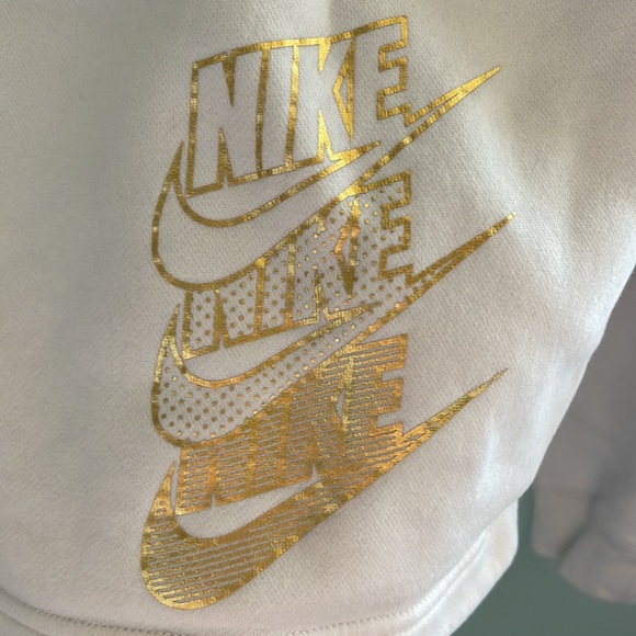 Nike 1/4 Zip Cropped Pullover Sweatshirt- Size S - Picture 7 of 8